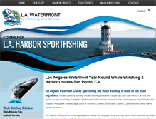 Tablet Screenshot of laharborsportfishing.com